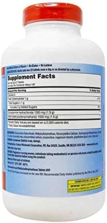 KIRKLAND Signature Glucosamine with MSM, 375 Tablets