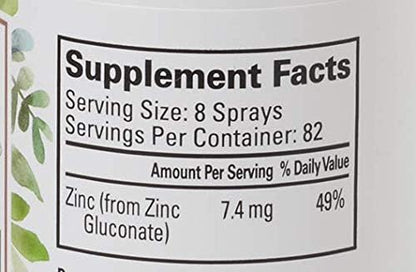 Quantum Health TheraZinc Oral Spray, Zinc Immune Support For Adults and Kids, Provides Throat Relief in a Soothing Liquid Zinc Spray, 4 Oz.