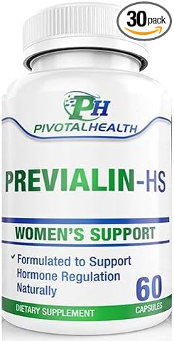 Previalin - HS - DIM Supplement - All Natural Hormone Balance for Women, Menopause Supplements for Women, Estrogen Metabolizer & Hot Flashes Relief.
