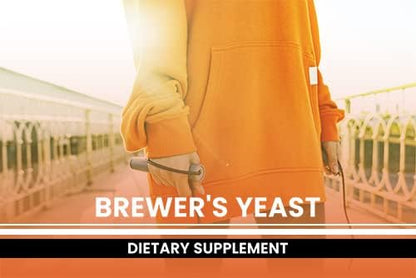 PURE ORIGINAL INGREDIENTS Brewer's Yeast (365 Capsules) No Magnesium Or Rice Fillers, Always Pure, Lab Verified