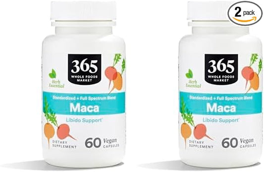 365 by Whole Foods Market Maca, 60 CT (Pack of 2)