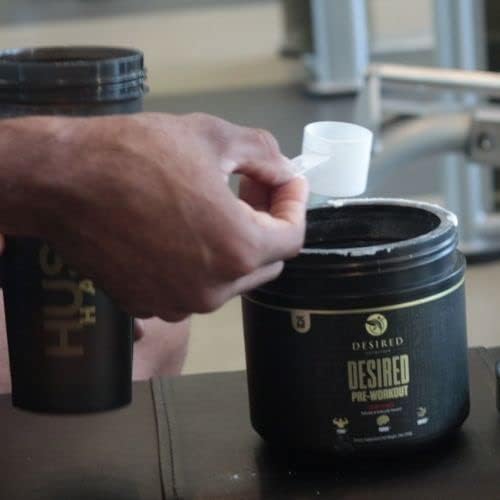 Desired Pre Workout - Energy, Endurance, Focus, Pump and Strength - Beta Alanine, Caffeine, Citrulline Malate, DMAE 750 mg, L-Tyrosine (25 Servings)