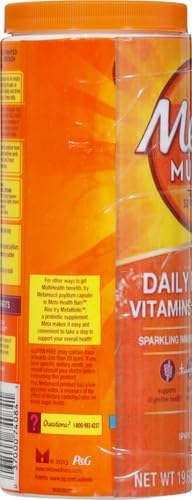 Metamucil Fiber, 4-in-1 Orange SugarFree Powder 72 (Pack of 2)