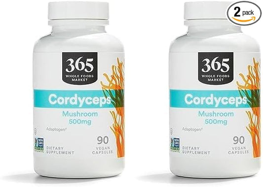 365 by Whole Foods Market, Cordyceps, 90 Count (Pack of 2)