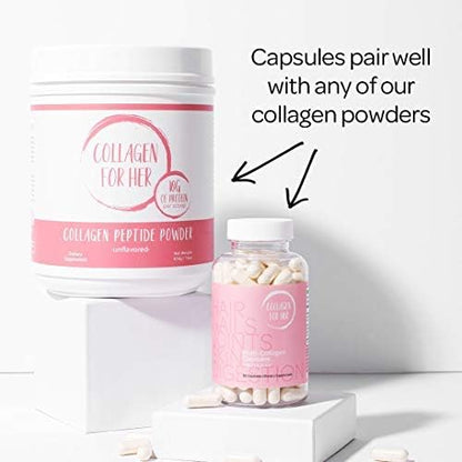 Multi Collagen Capsules for Women (Types I, II, III, V, X,) Hydrolyzed Collagen Peptides, Vitamin Supplement for Hair, Skin, Nails, and Joint Support (90 ct.)