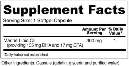 Wellness Resources DHA Kids - Sugar Free Omega 3 for Children - Mercury-Free Fish Oil - Brain Health Supplement & Immunity Supplement - Eye and Nerve Support - 90 Softgel Capsules Omega 3