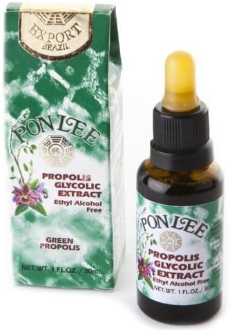 Pon Lee Brazil Green Bee Propolis Liquid Extract No Alcohol 30ML 1 Pack