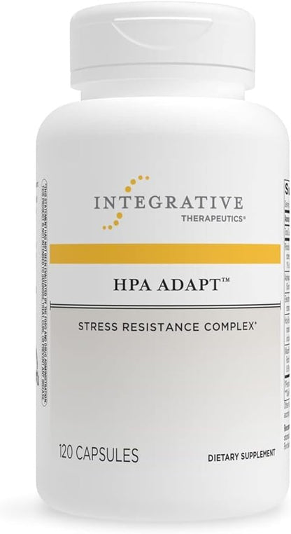 Integrative Therapeutics HPA Adapt - Supports a Healthy Stress Response* - Positive Outlook Supplement with Ashwagandha, Maca, Holy Basil & Rhodiola - Gluten-Free & Soy-Free - 120 Vegan Capsules