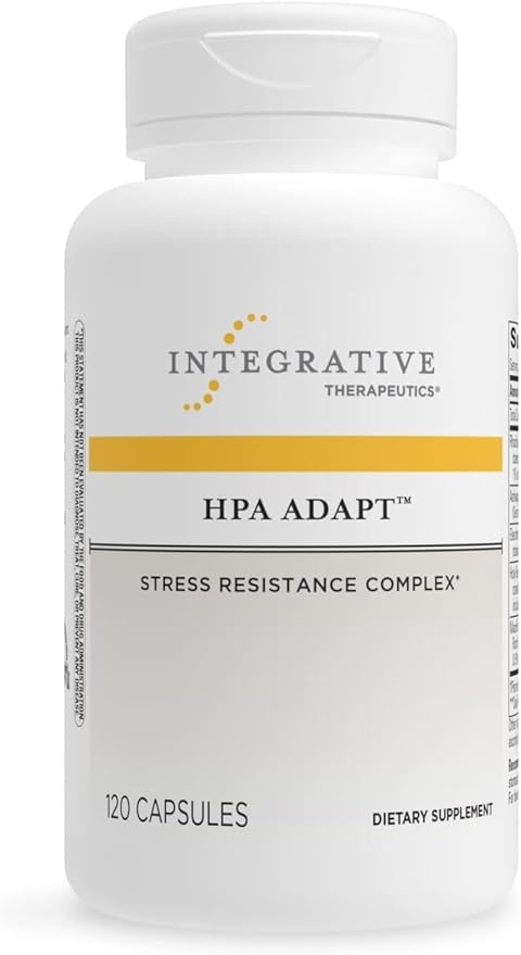 Integrative Therapeutics HPA Adapt - Supports a Healthy Stress Response* - Positive Outlook Supplement with Ashwagandha, Maca, Holy Basil & Rhodiola - Gluten-Free & Soy-Free - 120 Vegan Capsules