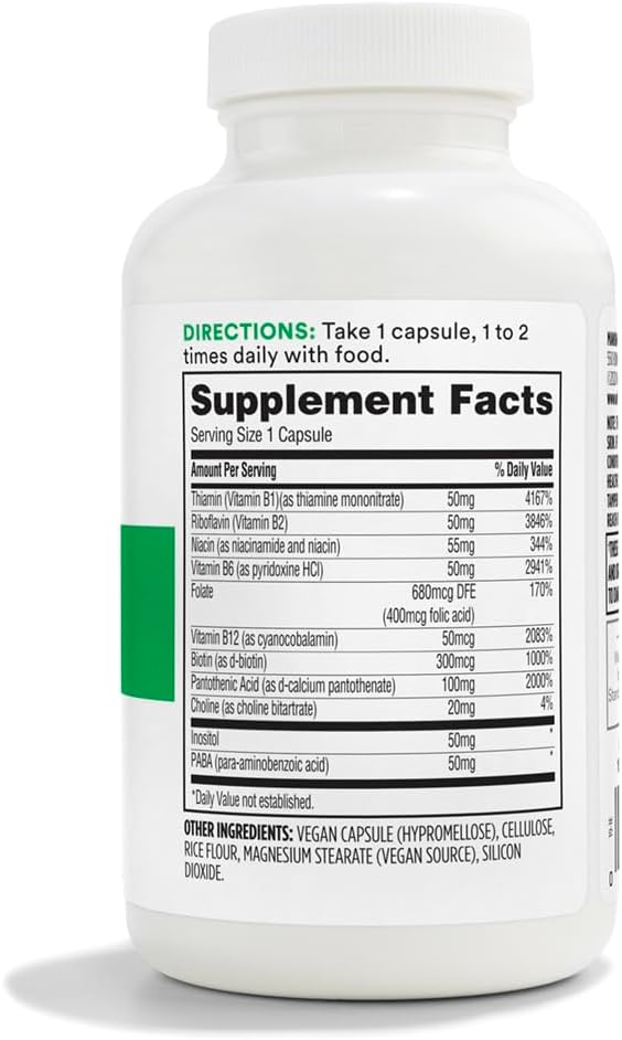 365 by Whole Foods Market, Vitamin B-50 Complex, Vegan, 180 Capsules