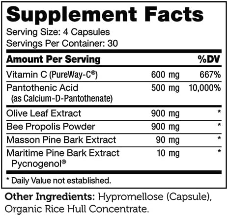 Zahler Immune Defense, Immune System Support, Certified Kosher, 120 Capsules
