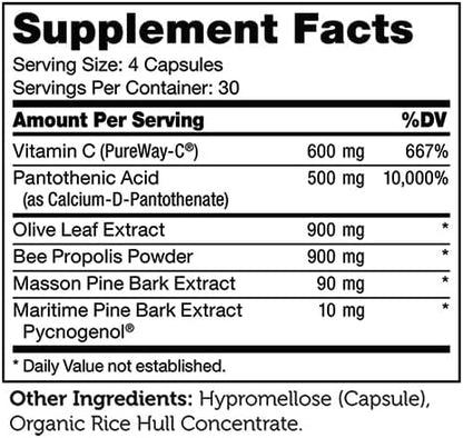 Zahler Immune Defense, Immune System Support, Certified Kosher, 120 Capsules