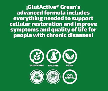 Green 950mg | Immune Support | Glutathione | Antioxidant, Detox, Increase Immunity, Energy, Strengthen & Cellular Protect | 30 Chewable Tablets (30)