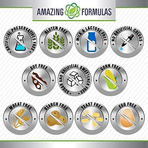 Amazing Formulas Ginseng Complex 1000mg of 4:1 Korean Ginseng Extract, Capsules Supplement | Non-GMO | Gluten Free | Made in USA (120 Count | 2 Pack)