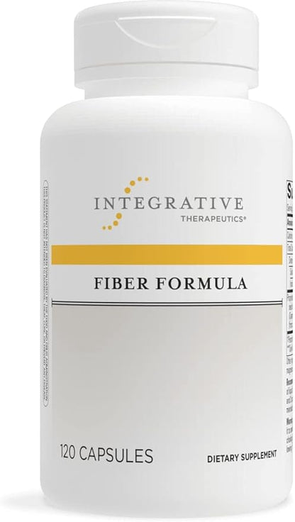 Integrative Therapeutics Fiber Formula - Support Colon Health* - Digestive Health Support with True Dispersion Technology - Contains Psyllium Seed Husk, Pectin, Oat Bran, and Guar Gum - 120 Capsules