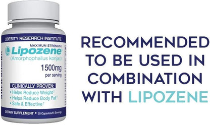 Lipozene MetaboUP Plus - 2 60 Ct Bottles - Thermogenic Weight Loss - Energy Booster Pills