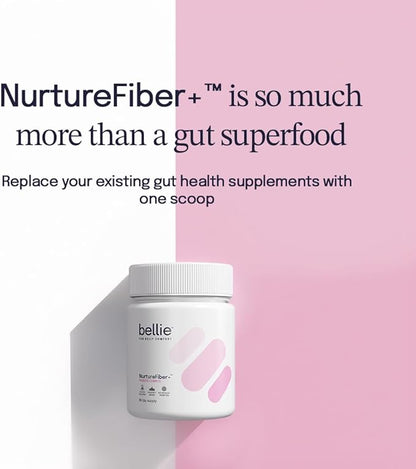 | NurtureFiber+™ Human Milk Oligosaccharides (HMO 2-FL | HMO LNnT) Prebiotic Supplement | Gut Support | IBS Relief | Leaky Gut Repair