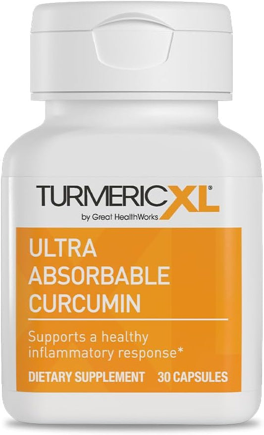 TurmericXL Natural Joint Support Supplement 250mg Turmeric Extract Delivers 45x More Curcumin - High Absorption, Gluten-Free – 30 Veggie Capsules