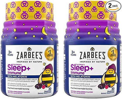 Zarbee's Sleep & Immune Gummy 30ct (Pack of 2)