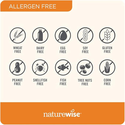 Naturewise Total Colon Care Herbal Cleanse - With Prebiotics, Botanicals, & Antioxidants - for Regular Bowel Movement, Digestion, Gut Health - Vegan, Gluten-Free, Non-GMO - 60 Capsules[2-Month Supply]