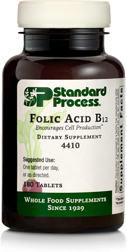 Standard Process Inc. Folic Acid B12-180 Tablets