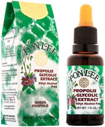 Pon Lee Brazil Green Bee Propolis Liquid Extract No Alcohol 30ML 1 Pack