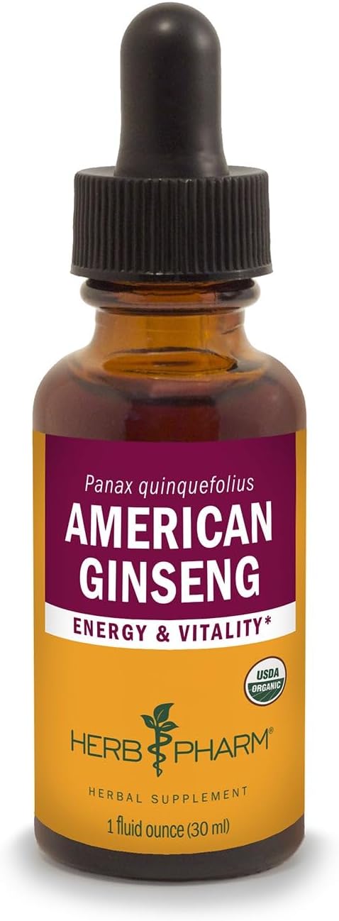 Herb Pharm Certified Organic American Ginseng Extract - 1 Ounce