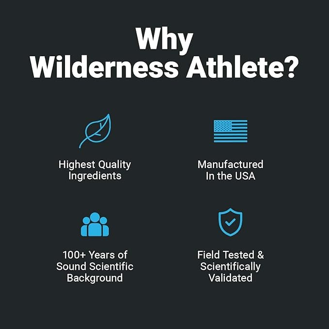 Wilderness Athlete - Peak Immunity | Vitamin D, Vitamin C, Zinc Supplements - Immune System Support - NAC Supplement - Quercetin, Elderberry, & Mushroom Supplement - Elderberry Capsules