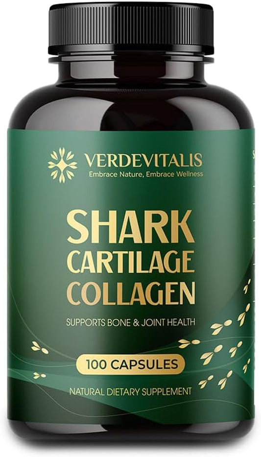 Fish Collagen Peptides Capsules - Non-GMO&Gluten Free Type I, II, III, V, X Hydrolyzed Collagen Supplements with Vitamin C - Supports Healthy Hair, Skin, Nails, & Joints- Made in USA -100 Capsules