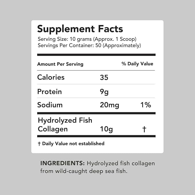 AMANDEAN Marine Collagen Duo. 500g Container + 30 Travel Packs. Hydrolyzed Fish Collagen Peptides for Skin, Hair & Nails. Pescatarian, Keto & Paleo-Friendly, Unflavored