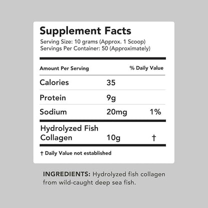 AMANDEAN Marine Collagen Duo. 500g Container + 30 Travel Packs. Hydrolyzed Fish Collagen Peptides for Skin, Hair & Nails. Pescatarian, Keto & Paleo-Friendly, Unflavored