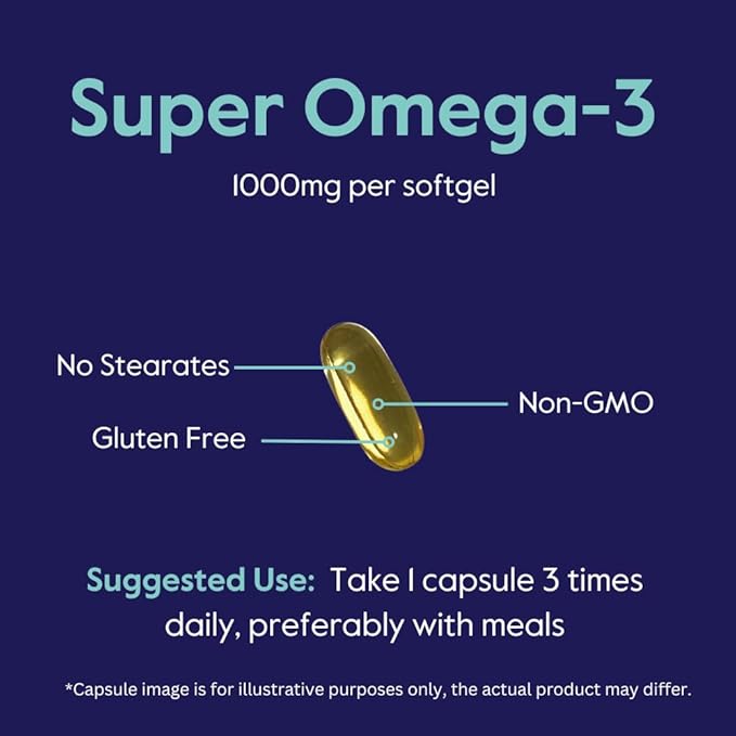 Super Omega-3 1000mg (120 Softgels)
