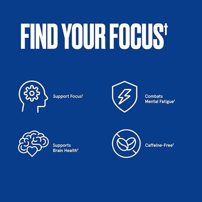 Bulletproof Clarity & Focus Capsules, 60 Count, Caffeine-Free Supplement to Promote Mental Clarity and Alertness, Formerly Named Smart Mode, Packaging May Vary