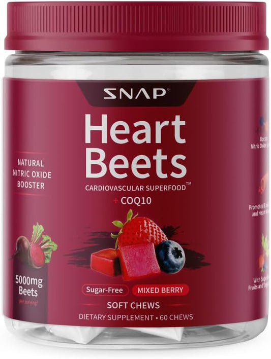 Snap Supplements Heart Beets Parent New 4 (Chews)
