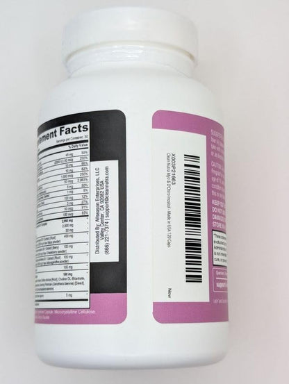 Clean Nutraceuticals Myo-Inositol & D-Chiro Inositol 2050mg Fertility Supplement 40:1 Ratio - Prenatal Vitamins for Women with Ashwagandha Maca Root Vitex Chasteberry Iron DHA Folic Acid DIM Zinc (1)