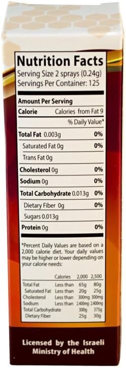 Laringo Throat Spray - Contains Pure 99% Raw Bee Propolis Extract - 100% Natural Throat Remedy for Adults and Children - Gluten Free, Quick Relief. Kosher - 1 FL Oz