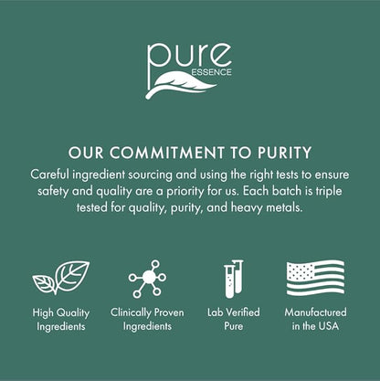 PURE ESSENCE LABS MyPure Cordyceps - Organic Mushroom Supplement - 100% Real Mushroom Extract - Best for Immune Support, Stress Relief, Build Energy for Adult Men and Women (60 Capsules)