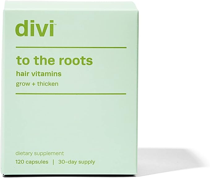 divi Hair Vitamins for Women and Men - Made with Clean and Science-Backed Ingredients to Grow + Thicken - Create a Healthy Hair Environment - 30 Day Supply, 120 Count