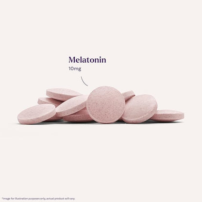 Natrol Fast Dissolve Melatonin 10 mg, Melatonin Supplements for Restful Sleep, Sleep Support for Adults, 30 Strawberry-Flavored Tablets, Up to a 30 Day Supply
