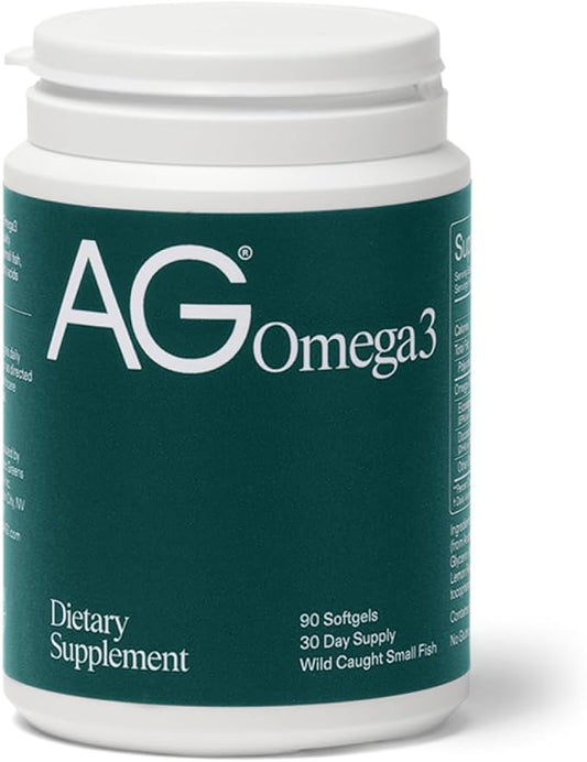 AG1 Omega 3 Fish Oil Softgels – 2000mg EPA & DHA from Wild-Caught Fish | 90 Capsules | Athletic Greens Supplement