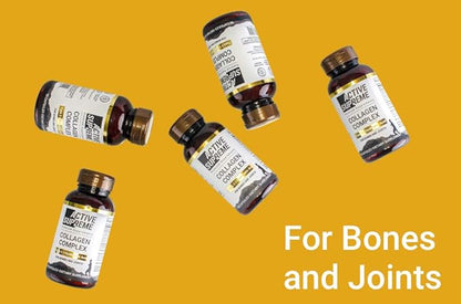 Collagen Pills Type 2 for Healthier Joints - Grass Fed Beef Collagen Hydrolyzed Type 2 Capsules with Vitamin C and Hyaluronic Acid