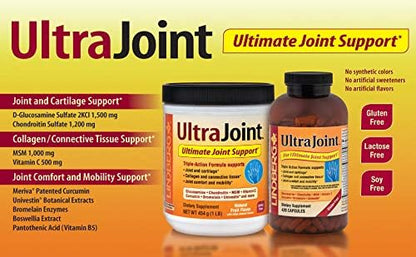 Lindberg Joint Support Supplement | 210 Capsules | with Glucosamine, Chondroitin, MSM, Turmeric, and Boswellia | Triple Action Formula | Non-GMO, Gluten Free