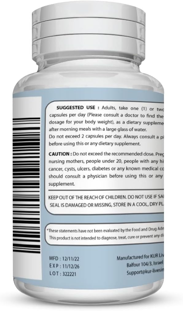 Glutathione Whitening Pills - Recover Your Youth, Get Rid of Dark Spots, Acne Scars & Hyperpigmentation - Natural Skin Whitening Pills – Non-GMO –90 Skin Lightening Capsules