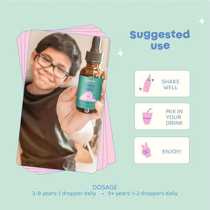 JoySpring Potty Wise Drops – Natural Constipation Relief for Kids & Toddlers – Elderberry, Licorice Root Extract, Fennel Seed & Senna – Sugar-Free Vegan Liquid Blend Supplement (1 fl oz) 30 Servings