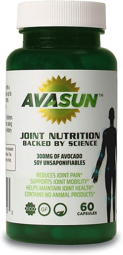 Joint Nutrition Backed by Science, Avocado Soy Unsaponifiable, 300Mg, 60 Day Supply