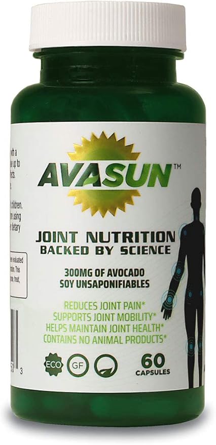 Joint Nutrition Backed by Science, Avocado Soy Unsaponifiable, 300Mg, 60 Day Supply