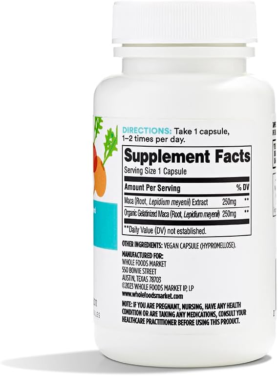 365 by Whole Foods Market Maca, 60 CT (Pack of 2)