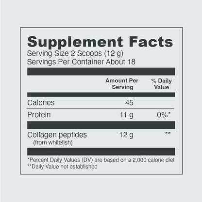 Vital Proteins Collagen Peptides Powder Unflavored 9.33 OZ+Marine Collagen