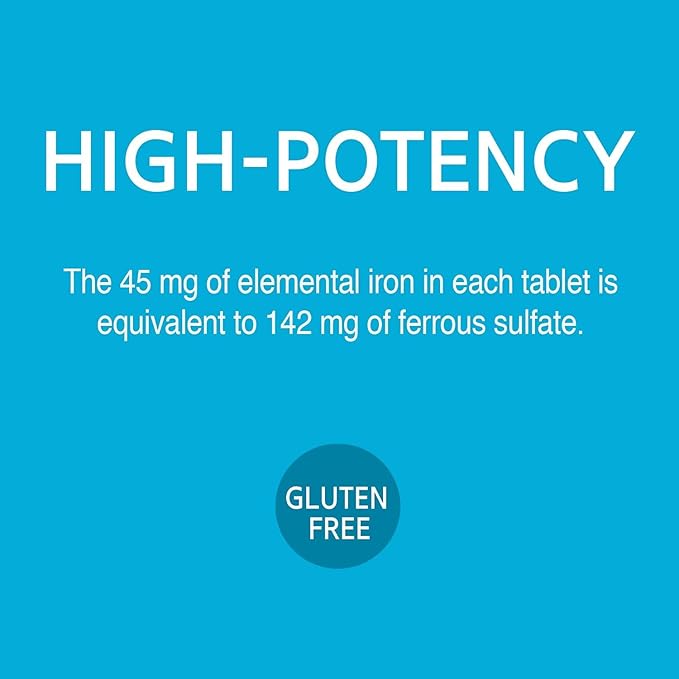 21st Century Slow Release Iron Tablets, 60 Count PACK OF 2 - Packaging May Vary