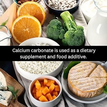 Pure Original Ingredients Calcium Carbonate (1.1lb) 500gm - Calcium Supplement, Calcium 500mg - Calcium Carbonate Food Grade, Dietary Supplement, Food Preservative, Acid Neutralizer